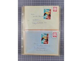 1962/64, Propaganda „Kalter Krieg", Sammlung von 277 Briefen, alle mit Propaganda-Vignetten versehen („Kampf um Wiedervereini