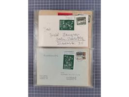 1962/64, Propaganda „Kalter Krieg", Sammlung von 277 Briefen, alle mit Propaganda-Vignetten versehen („Kampf um Wiedervereini