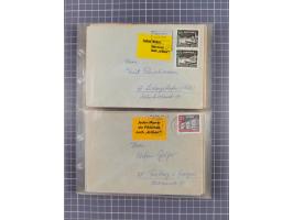 1962/64, Propaganda „Kalter Krieg", Sammlung von 277 Briefen, alle mit Propaganda-Vignetten versehen („Kampf um Wiedervereini