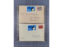 1962/64, Propaganda „Kalter Krieg", Sammlung von 277 Briefen, alle mit Propaganda-Vignetten versehen („Kampf um Wiedervereini