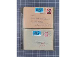 1962/64, Propaganda „Kalter Krieg", Sammlung von 277 Briefen, alle mit Propaganda-Vignetten versehen („Kampf um Wiedervereini