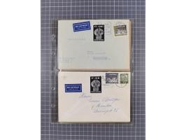 1962/64, Propaganda „Kalter Krieg", Sammlung von 277 Briefen, alle mit Propaganda-Vignetten versehen („Kampf um Wiedervereini