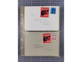 1962/64, Propaganda „Kalter Krieg", Sammlung von 277 Briefen, alle mit Propaganda-Vignetten versehen („Kampf um Wiedervereini