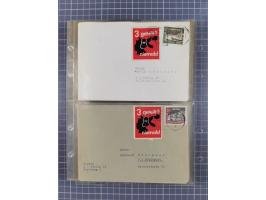 1962/64, Propaganda „Kalter Krieg", Sammlung von 277 Briefen, alle mit Propaganda-Vignetten versehen („Kampf um Wiedervereini