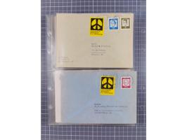 1962/64, Propaganda „Kalter Krieg", Sammlung von 277 Briefen, alle mit Propaganda-Vignetten versehen („Kampf um Wiedervereini