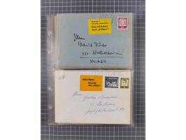 1962/64, Propaganda „Kalter Krieg", Sammlung von 277 Briefen, alle mit Propaganda-Vignetten versehen („Kampf um Wiedervereini