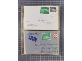 1962/64, Propaganda „Kalter Krieg", Sammlung von 277 Briefen, alle mit Propaganda-Vignetten versehen („Kampf um Wiedervereini