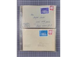 1962/64, Propaganda „Kalter Krieg", Sammlung von 277 Briefen, alle mit Propaganda-Vignetten versehen („Kampf um Wiedervereini