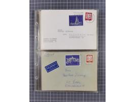 1962/64, Propaganda „Kalter Krieg", Sammlung von 277 Briefen, alle mit Propaganda-Vignetten versehen („Kampf um Wiedervereini
