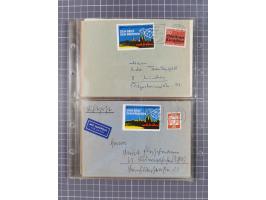 1962/64, Propaganda „Kalter Krieg", Sammlung von 277 Briefen, alle mit Propaganda-Vignetten versehen („Kampf um Wiedervereini