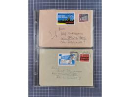 1962/64, Propaganda „Kalter Krieg", Sammlung von 277 Briefen, alle mit Propaganda-Vignetten versehen („Kampf um Wiedervereini