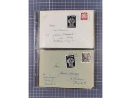 1962/64, Propaganda „Kalter Krieg", Sammlung von 277 Briefen, alle mit Propaganda-Vignetten versehen („Kampf um Wiedervereini