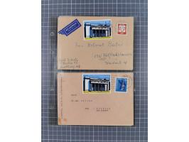 1962/64, Propaganda „Kalter Krieg", Sammlung von 277 Briefen, alle mit Propaganda-Vignetten versehen („Kampf um Wiedervereini