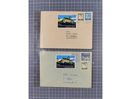 1962/64, Propaganda „Kalter Krieg", Sammlung von 277 Briefen, alle mit Propaganda-Vignetten versehen („Kampf um Wiedervereini