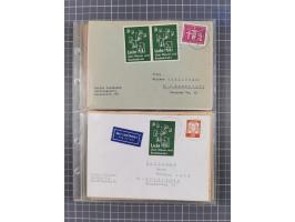 1962/64, Propaganda „Kalter Krieg", Sammlung von 277 Briefen, alle mit Propaganda-Vignetten versehen („Kampf um Wiedervereini