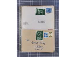 1962/64, Propaganda „Kalter Krieg", Sammlung von 277 Briefen, alle mit Propaganda-Vignetten versehen („Kampf um Wiedervereini