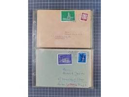 1962/64, Propaganda „Kalter Krieg", Sammlung von 277 Briefen, alle mit Propaganda-Vignetten versehen („Kampf um Wiedervereini