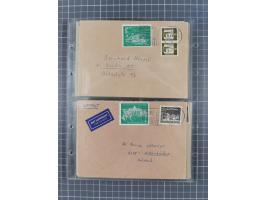 1962/64, Propaganda „Kalter Krieg", Sammlung von 277 Briefen, alle mit Propaganda-Vignetten versehen („Kampf um Wiedervereini