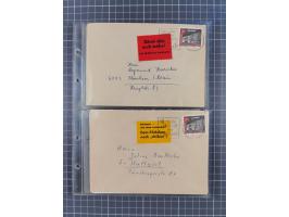 1962/64, Propaganda „Kalter Krieg", Sammlung von 277 Briefen, alle mit Propaganda-Vignetten versehen („Kampf um Wiedervereini