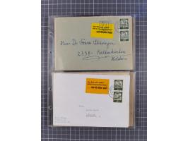 1962/64, Propaganda „Kalter Krieg", Sammlung von 277 Briefen, alle mit Propaganda-Vignetten versehen („Kampf um Wiedervereini