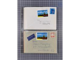 1962/64, Propaganda „Kalter Krieg", Sammlung von 277 Briefen, alle mit Propaganda-Vignetten versehen („Kampf um Wiedervereini