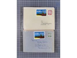 1962/64, Propaganda „Kalter Krieg", Sammlung von 277 Briefen, alle mit Propaganda-Vignetten versehen („Kampf um Wiedervereini