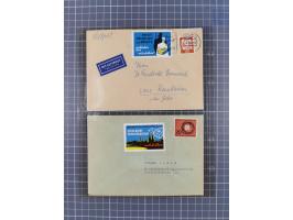 1962/64, Propaganda „Kalter Krieg", Sammlung von 277 Briefen, alle mit Propaganda-Vignetten versehen („Kampf um Wiedervereini