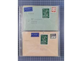 1962/64, Propaganda „Kalter Krieg", Sammlung von 277 Briefen, alle mit Propaganda-Vignetten versehen („Kampf um Wiedervereini