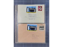 1962/64, Propaganda „Kalter Krieg", Sammlung von 277 Briefen, alle mit Propaganda-Vignetten versehen („Kampf um Wiedervereini