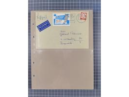 1962/64, Propaganda „Kalter Krieg", Sammlung von 277 Briefen, alle mit Propaganda-Vignetten versehen („Kampf um Wiedervereini