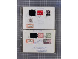 1962/64, Propaganda „Kalter Krieg", Sammlung von 277 Briefen, alle mit Propaganda-Vignetten versehen („Kampf um Wiedervereini