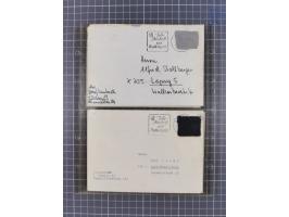 1962/64, Propaganda „Kalter Krieg", Sammlung von 277 Briefen, alle mit Propaganda-Vignetten versehen („Kampf um Wiedervereini