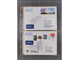 1962/64, Propaganda „Kalter Krieg", Sammlung von 277 Briefen, alle mit Propaganda-Vignetten versehen („Kampf um Wiedervereini