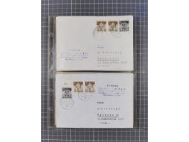 1962/64, Propaganda „Kalter Krieg", Sammlung von 277 Briefen, alle mit Propaganda-Vignetten versehen („Kampf um Wiedervereini