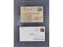 1962/64, Propaganda „Kalter Krieg", Sammlung von 277 Briefen, alle mit Propaganda-Vignetten versehen („Kampf um Wiedervereini