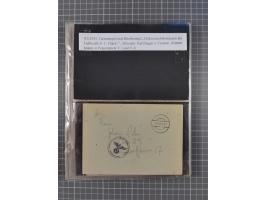 1940/45, Hitlers Geheimwaffen. Dokumentation von 17 Belegen zu den Fernwaffenprojekten V 1 und V 2/A 4, dabei seltene Belege,