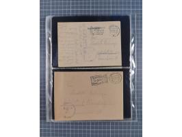 1940/45, Hitlers Geheimwaffen. Dokumentation von 17 Belegen zu den Fernwaffenprojekten V 1 und V 2/A 4, dabei seltene Belege,