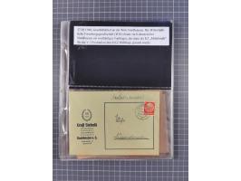 1940/45, Hitlers Geheimwaffen. Dokumentation von 17 Belegen zu den Fernwaffenprojekten V 1 und V 2/A 4, dabei seltene Belege,