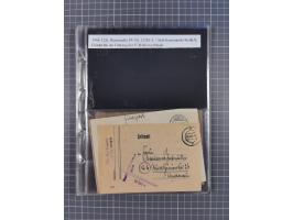 1940/45, Hitlers Geheimwaffen. Dokumentation von 17 Belegen zu den Fernwaffenprojekten V 1 und V 2/A 4, dabei seltene Belege,