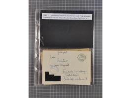 1940/45, Hitlers Geheimwaffen. Dokumentation von 17 Belegen zu den Fernwaffenprojekten V 1 und V 2/A 4, dabei seltene Belege,