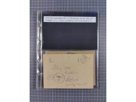 1940/45, Hitlers Geheimwaffen. Dokumentation von 17 Belegen zu den Fernwaffenprojekten V 1 und V 2/A 4, dabei seltene Belege,