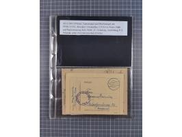 1940/45, Hitlers Geheimwaffen. Dokumentation von 17 Belegen zu den Fernwaffenprojekten V 1 und V 2/A 4, dabei seltene Belege,