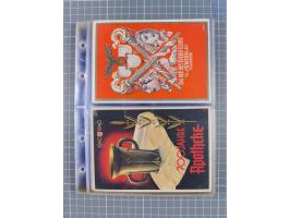 1933/45, Propaganda, Album mit 332 Propagandakarten: 275 Ansichtskarten mit etlichen besseren Stücken (1 Repro), 12 Gedenkblä