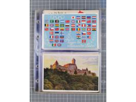 1933/45, Propaganda, Album mit 332 Propagandakarten: 275 Ansichtskarten mit etlichen besseren Stücken (1 Repro), 12 Gedenkblä