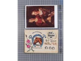 1933/45, Propaganda, Album mit 332 Propagandakarten: 275 Ansichtskarten mit etlichen besseren Stücken (1 Repro), 12 Gedenkblä