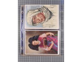 1933/45, Propaganda, Album mit 332 Propagandakarten: 275 Ansichtskarten mit etlichen besseren Stücken (1 Repro), 12 Gedenkblä