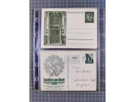 1933/45, Propaganda, Album mit 332 Propagandakarten: 275 Ansichtskarten mit etlichen besseren Stücken (1 Repro), 12 Gedenkblä