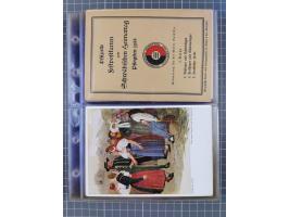 1933/45, Propaganda, Album mit 332 Propagandakarten: 275 Ansichtskarten mit etlichen besseren Stücken (1 Repro), 12 Gedenkblä