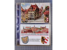 1933/45, Propaganda, Album mit 332 Propagandakarten: 275 Ansichtskarten mit etlichen besseren Stücken (1 Repro), 12 Gedenkblä