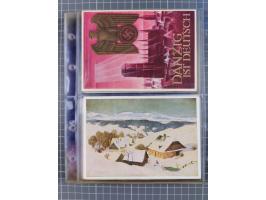 1933/45, Propaganda, Album mit 332 Propagandakarten: 275 Ansichtskarten mit etlichen besseren Stücken (1 Repro), 12 Gedenkblä